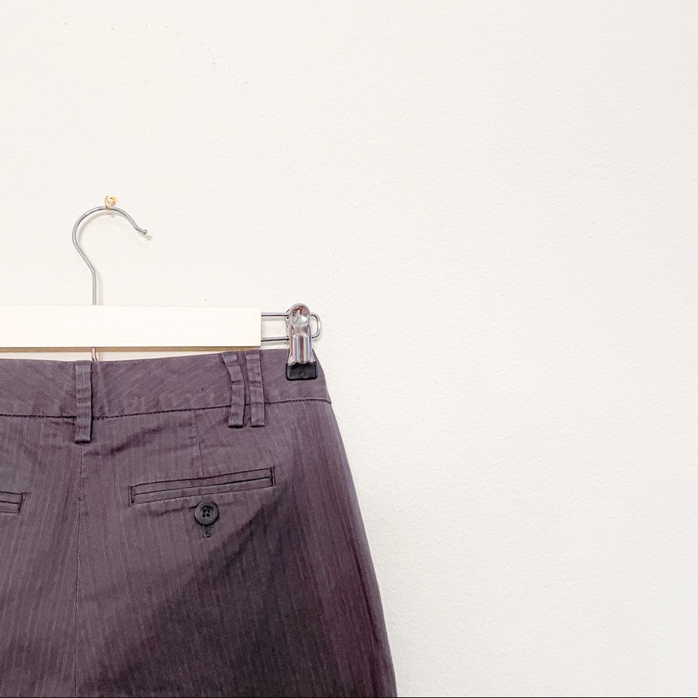 BROWN CROPPED GAP TROUSERS